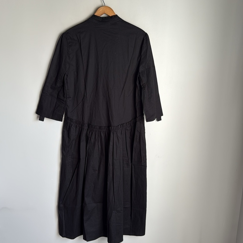 NEW Taylor Tillman Liza Ruffle poplin cotton dress Small - Picture 3 of 12